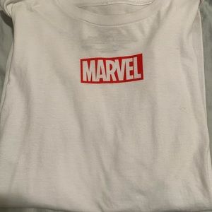 Marvel White Long sleeve